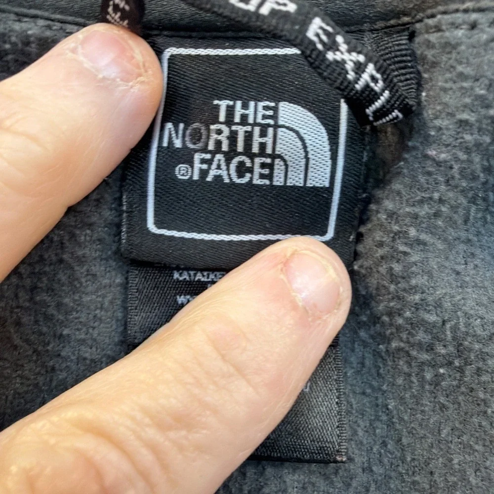 The North Face Jacket Mens Size XXL Gray WindWall Fleece Full Zip Outdoor